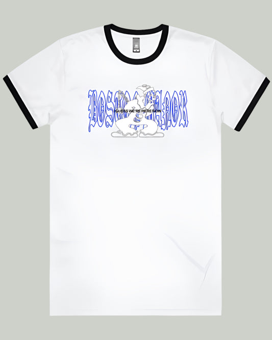 CLOWN RINGER WHITE TEE