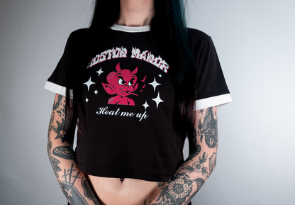 'Hot Stuff’ Cropped Ringer