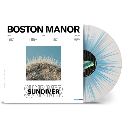 SUNDIVER LP (White with Blue and Silver Splatter Pressing)